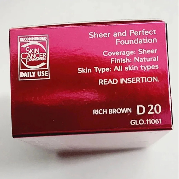 Lot of 2 Shiseido Sheer & Perfect Foundation D20 Board Spectrum SPF18 30ml 1FL - Picture 3 of 6